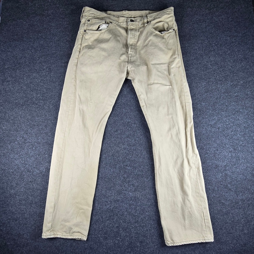 Men's Khaki Chino Pants - Classic Tan